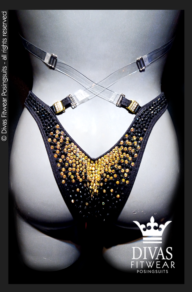 RENTAL Cross Back Figure Suit 'Sunny'