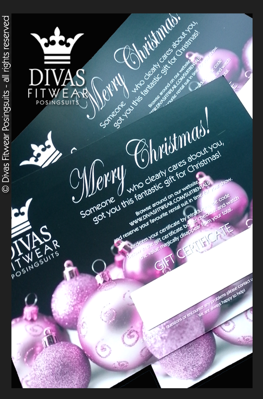 Divas Rental Suits Christmas Gift Card