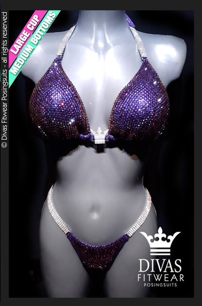 RENTAL Pro Bikini  Suit  'Purple Rain' 