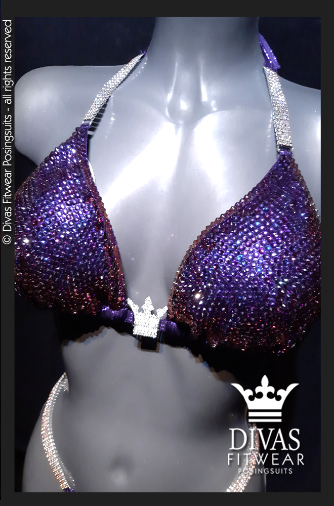 RENTAL Pro Bikini  Suit  'Purple Rain' 